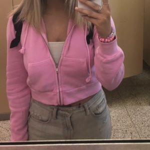 brandy melville cropped hoodie